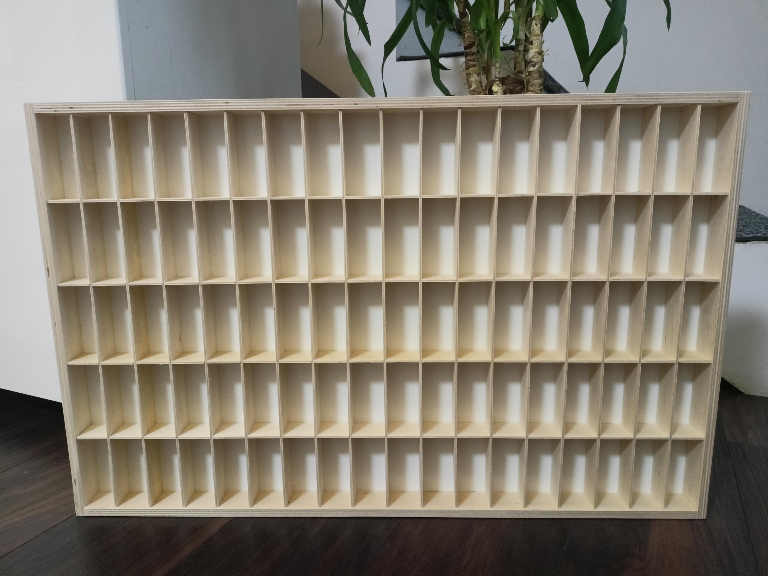 Generisch Estantería de madera para coche de juguete 92 compartimentos para coche juguete organización colección niños