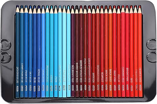 Miniatura 3 de Juego de 180 lápices de colores, lápices de artista Brutfuner 35 × 25 × 9 180 Uds. Juego de lápices de colores profesionales para adultos, pintura,