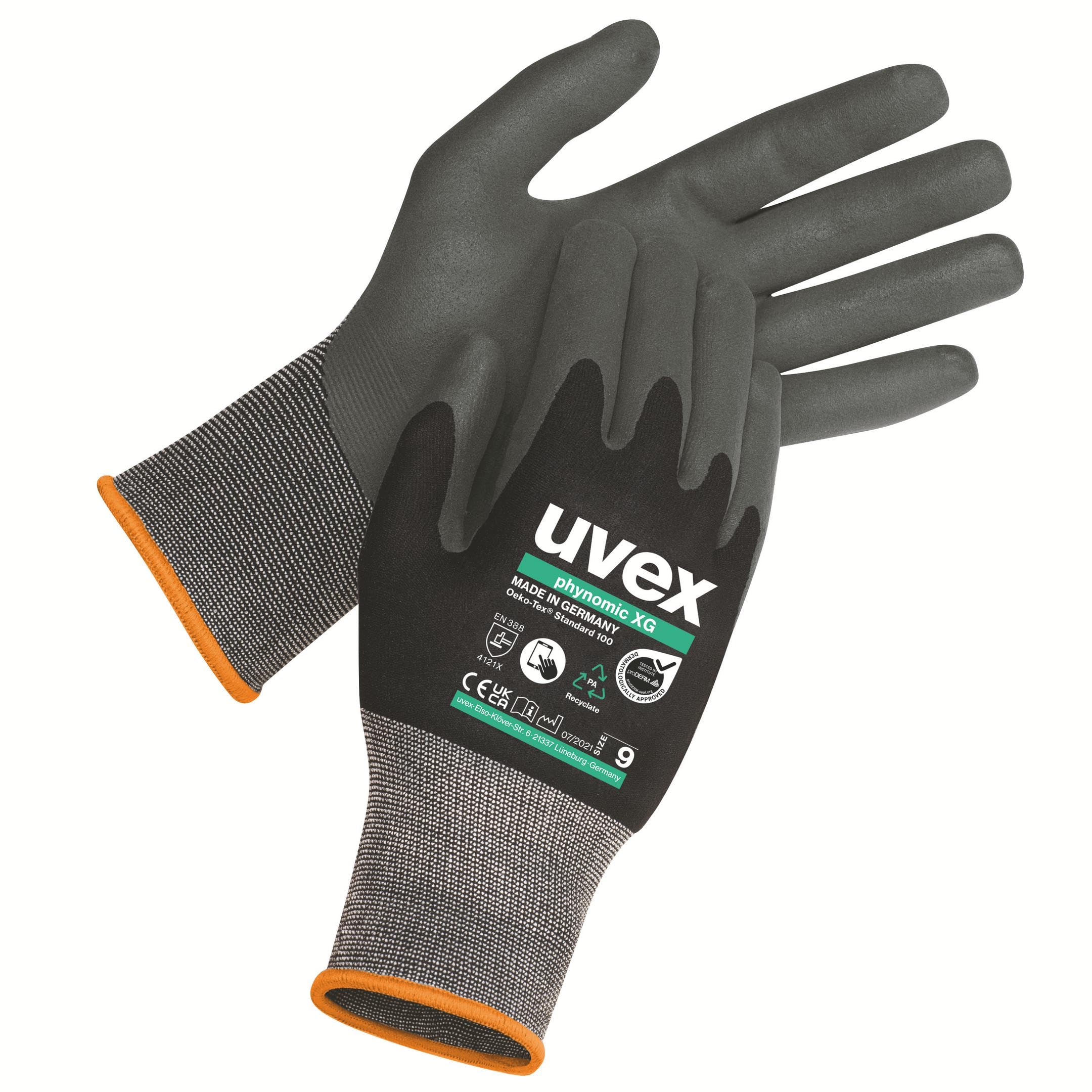 Uvex Phynomic XG Guante de trabajo de poliamida talla 10