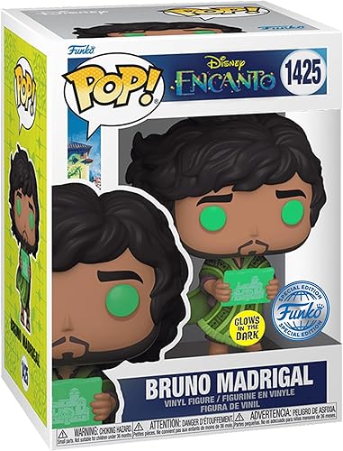 Pop! Disney Encanto - Bruno Madrigal con Profecía *Brilla en la Oscuridad* (BoxLunch Exclsuive)