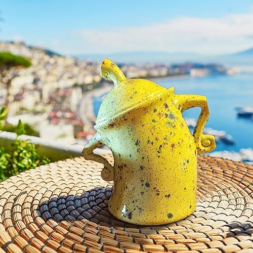 Miniatura 5 de Recipiente con actitud, tarro grande de cerámica con tapa, lindo tarro creativo de almacenamiento de alimentos con hermético para café, té, azúcar y