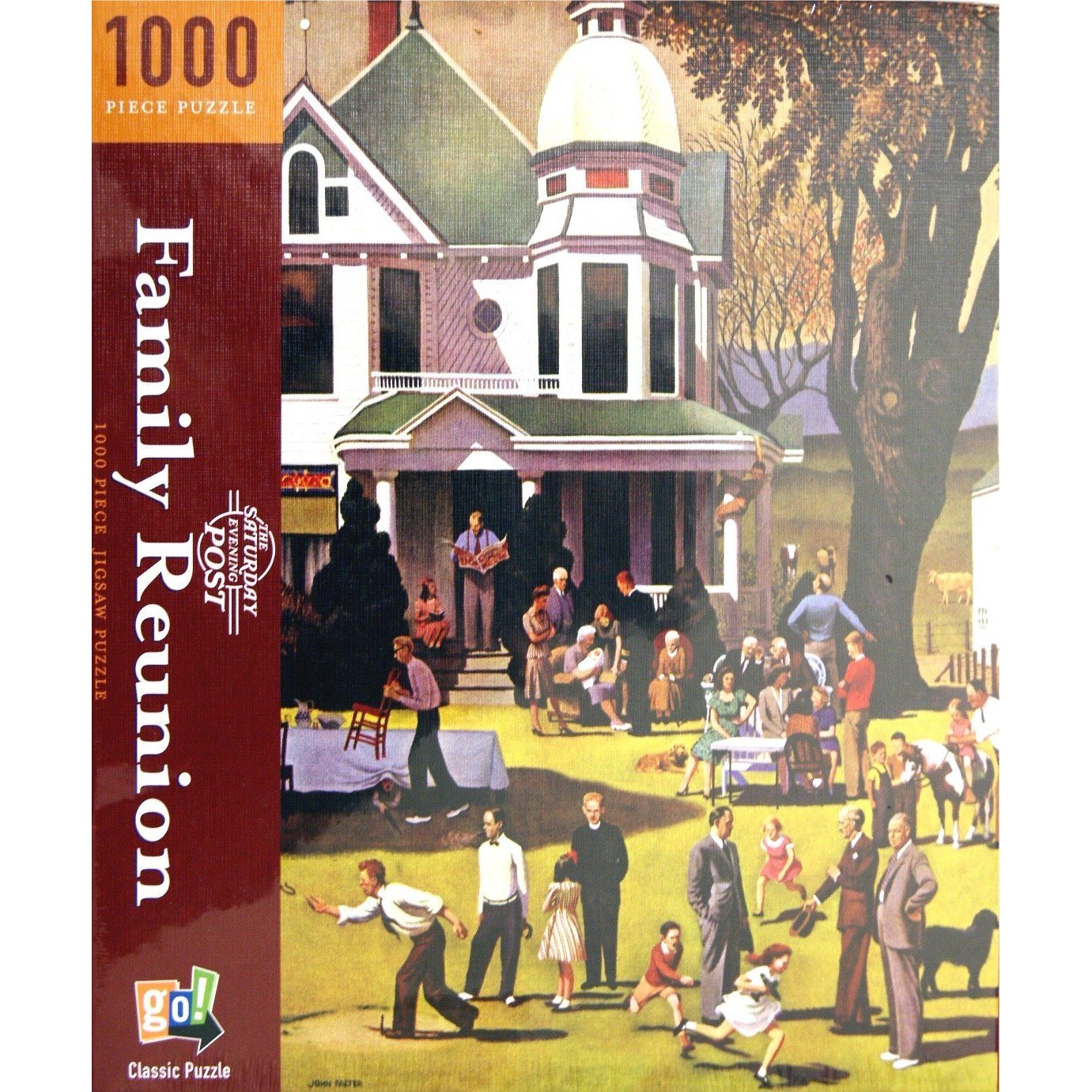 Amazon.com: THE SATURDAY EVENING POST Family Reunion 1000 Piece