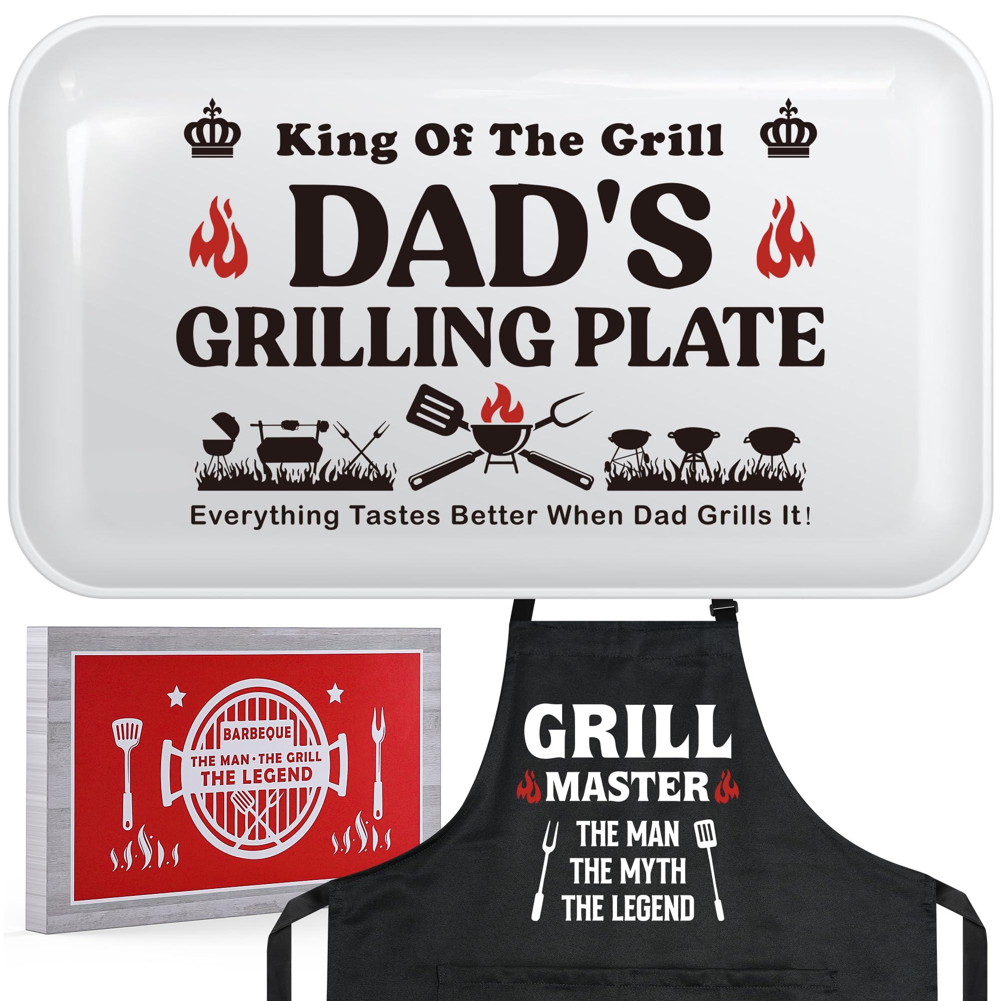 GwhyGifts Dad BBQ Grill Set