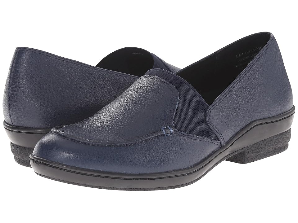 

David Tate Stretchy (Navy Pebble Grain) Women's Shoes