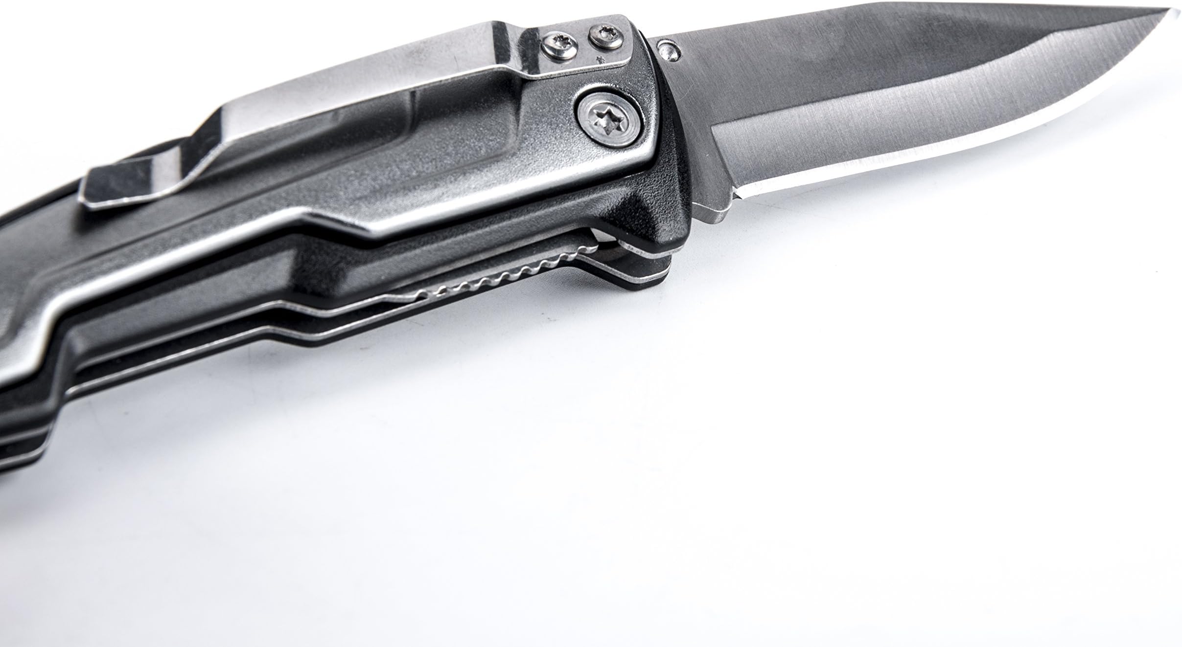 Tactical 3 Inch Folding Pocket Knife with Clip. Rapid One Hand Deployment for Survival Training, Buck Hunting. StayClosed Liner Lock Safer for Bug Out Bag, Strongest 420 Stainless Steel