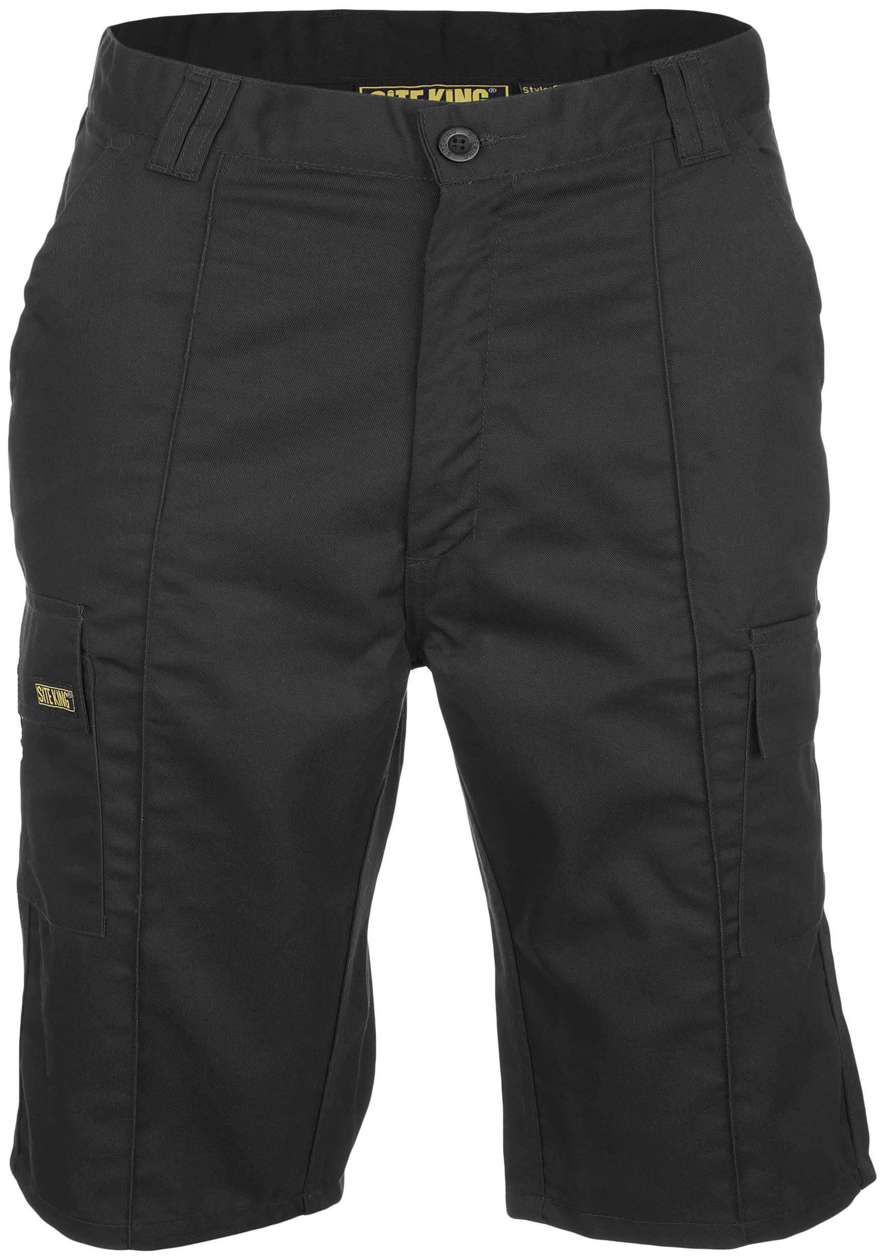SITE KINGMens Combat Cargo Work Shorts Sizes 28 to 52 - Black/Navy/Khaki