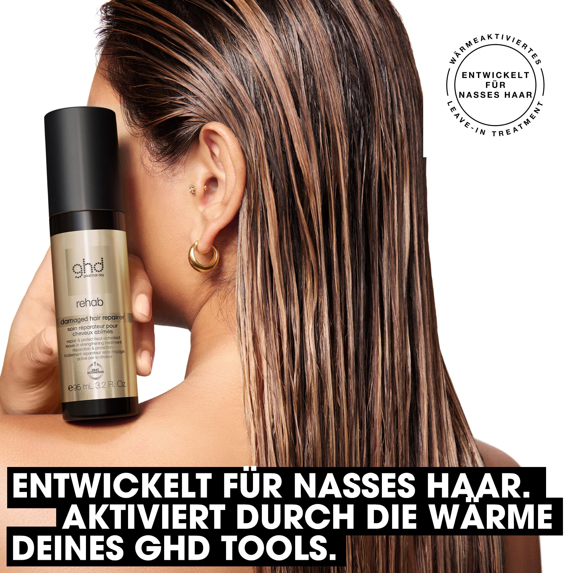 ghd rehab damaged hair repairer: Leave-In Conditioner für geschädigtes Haar – Ansicht 3