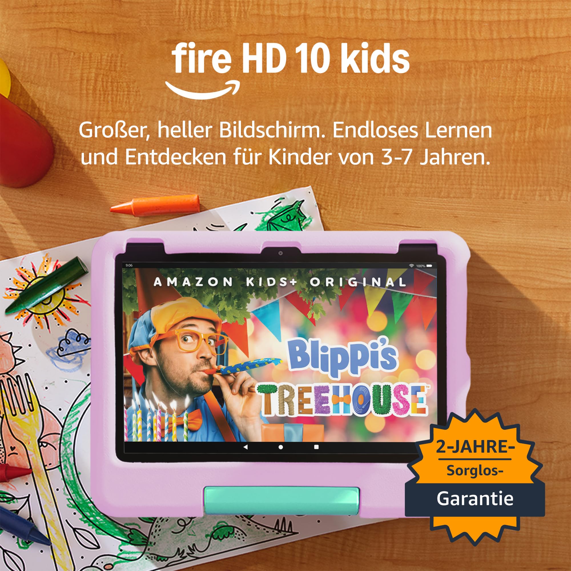 Fire HD 10 Kids-Tablet rosa