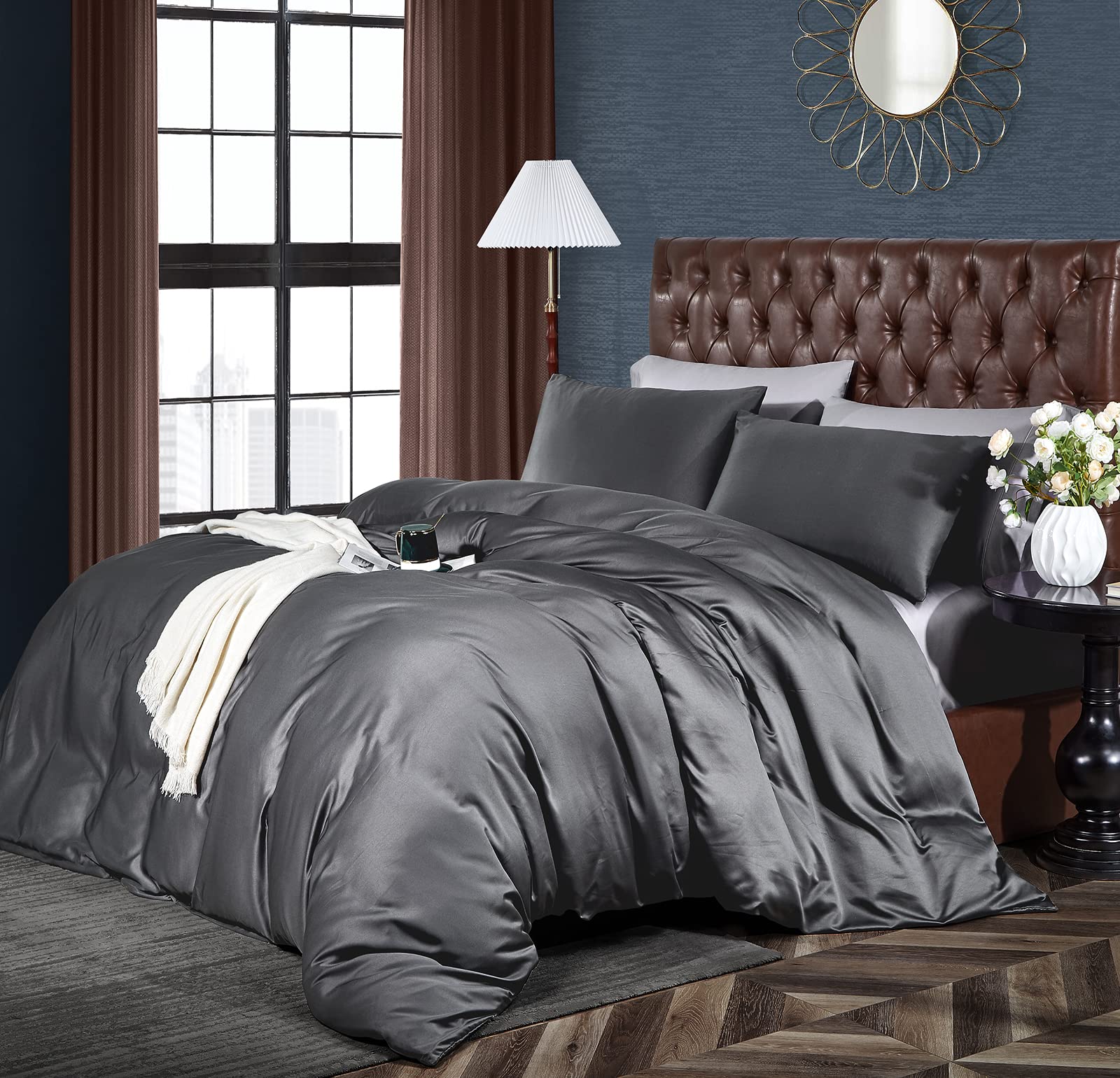 satin silk duvet covers