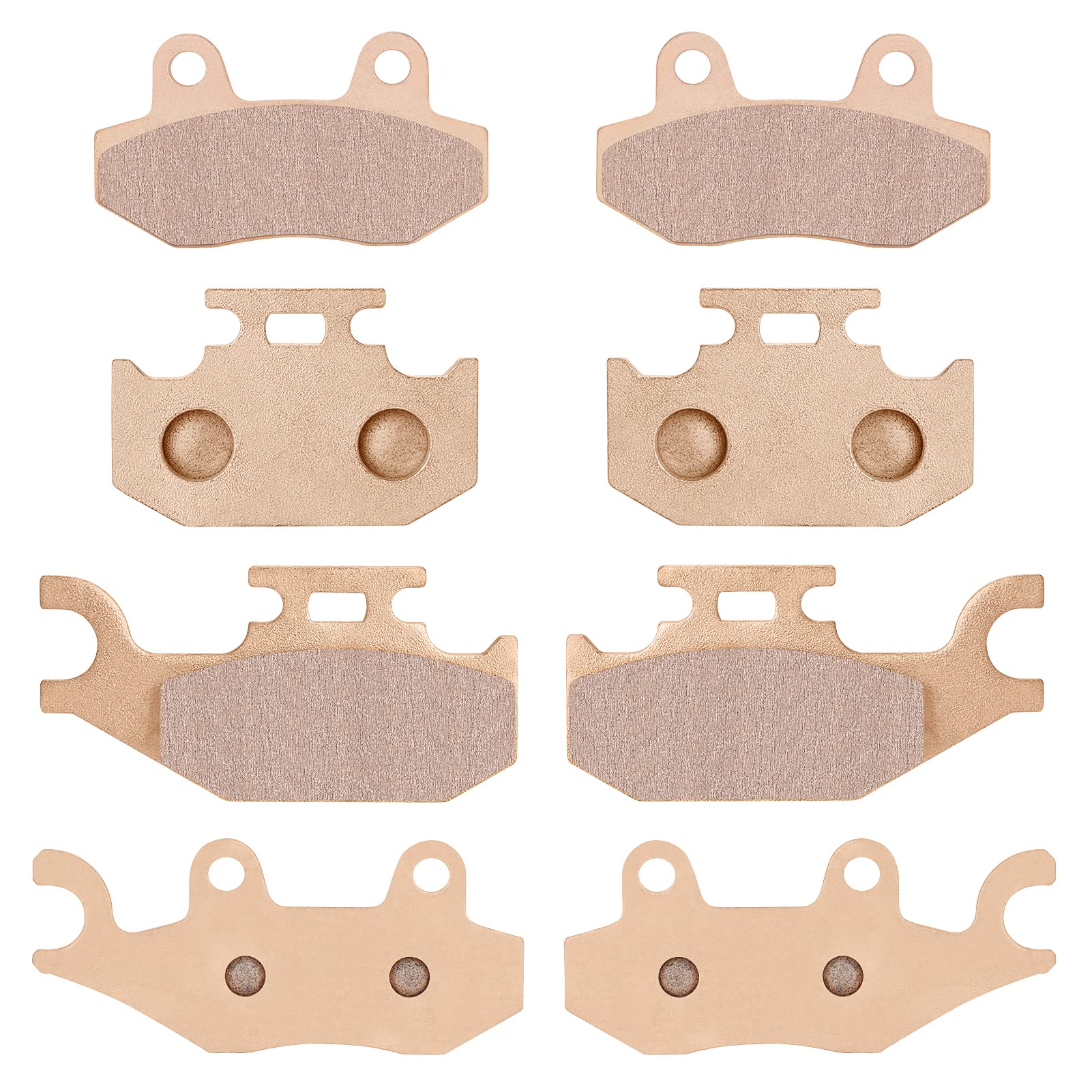 Youxmoto Sintered Brake Pads Fit for CAN-AM Commander Max 1000, Front and Rear Brake Pads Fit for CAN-AM Maverick 1000R 013 2014 2015 2016, replace for 715500336, 715500335, 705601147