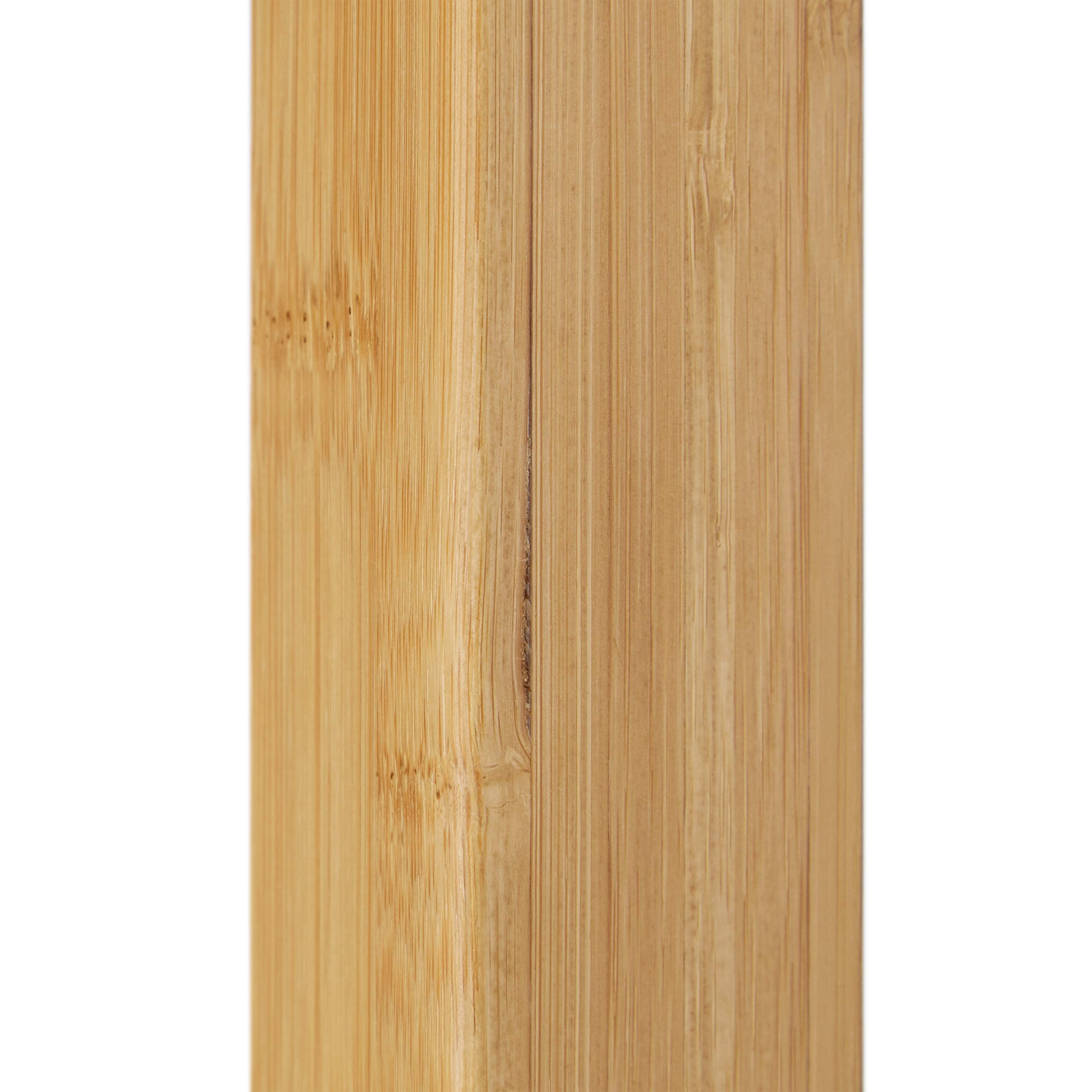 Relaxdays Appendiabiti Alto ad Albero in bambù con 8 Ganci, HLP: 181,5 x 53 x 53 cm, Color Legno Naturale