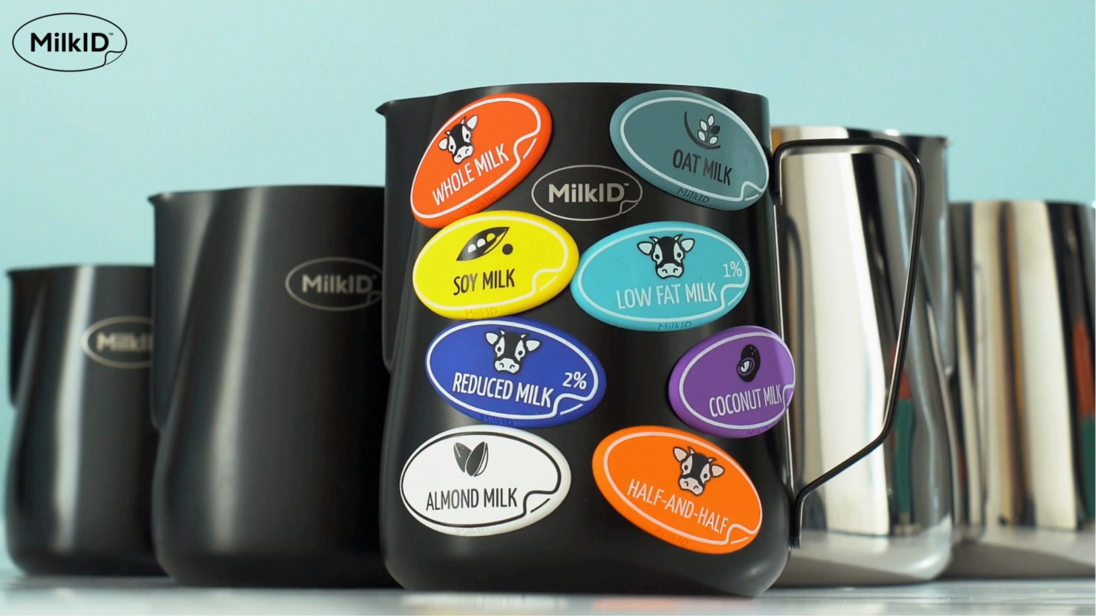 Amazon.com: MilkID Milk Frothing Pitcher with 8 Allergen Silicone