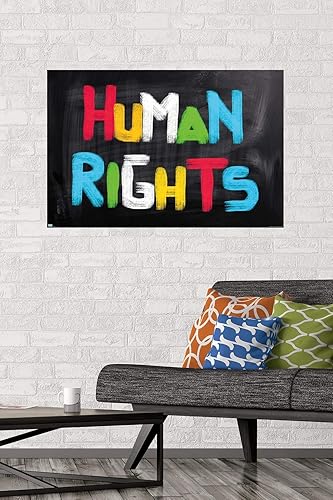 Miniatura 2 de Trends International Póster de pared de derechos humanos, 22.375 x 34 pulgadas, versión sin marco