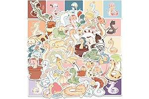 Snazzy Snake Stickers Under A Buck: 50 Pieces of Reptile-themed Vinyl Decals...
