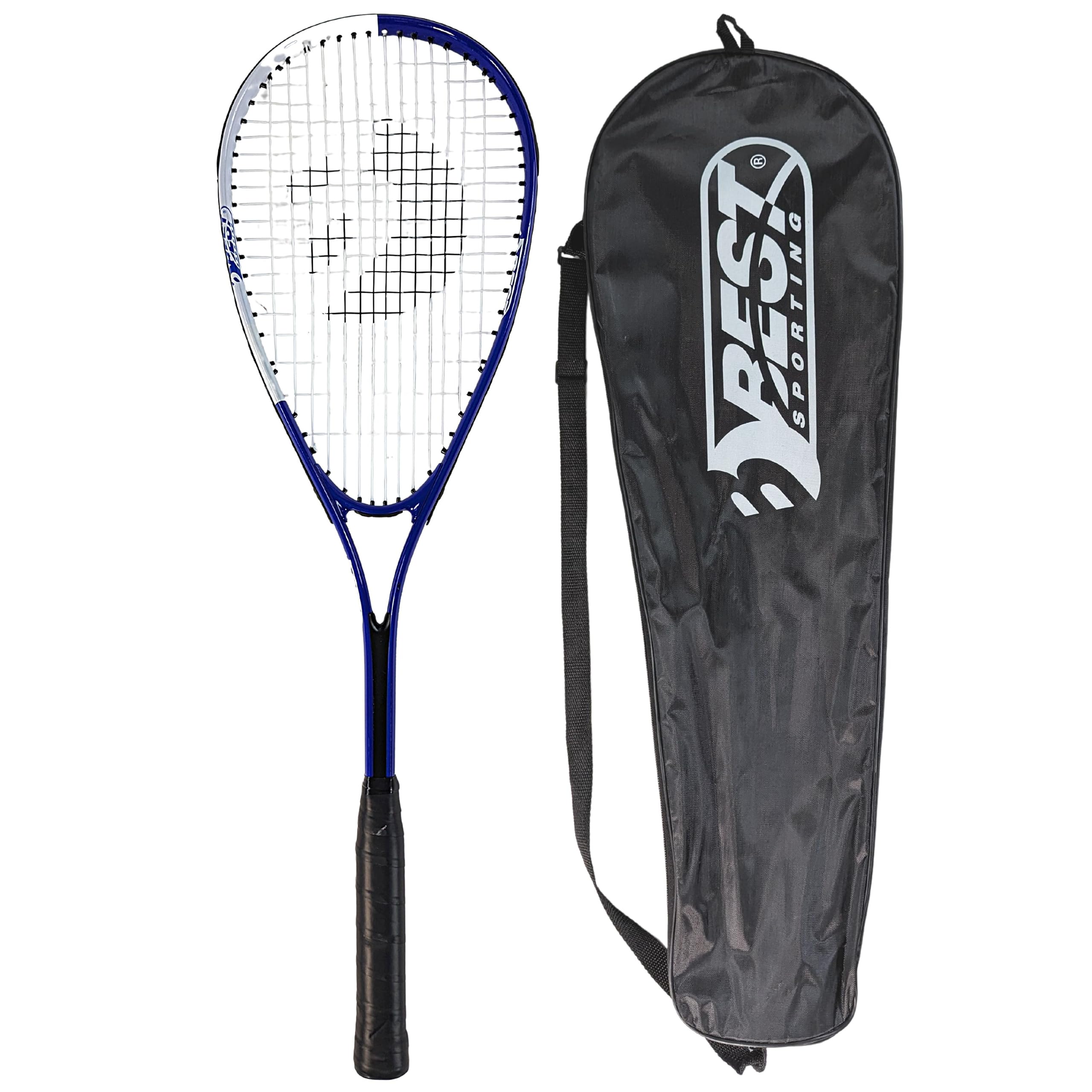 BEST SPORTING Set di 2 palline da squash, con velocità diverse, colore nero, con un punto colorato, adatte per principianti (racchette)