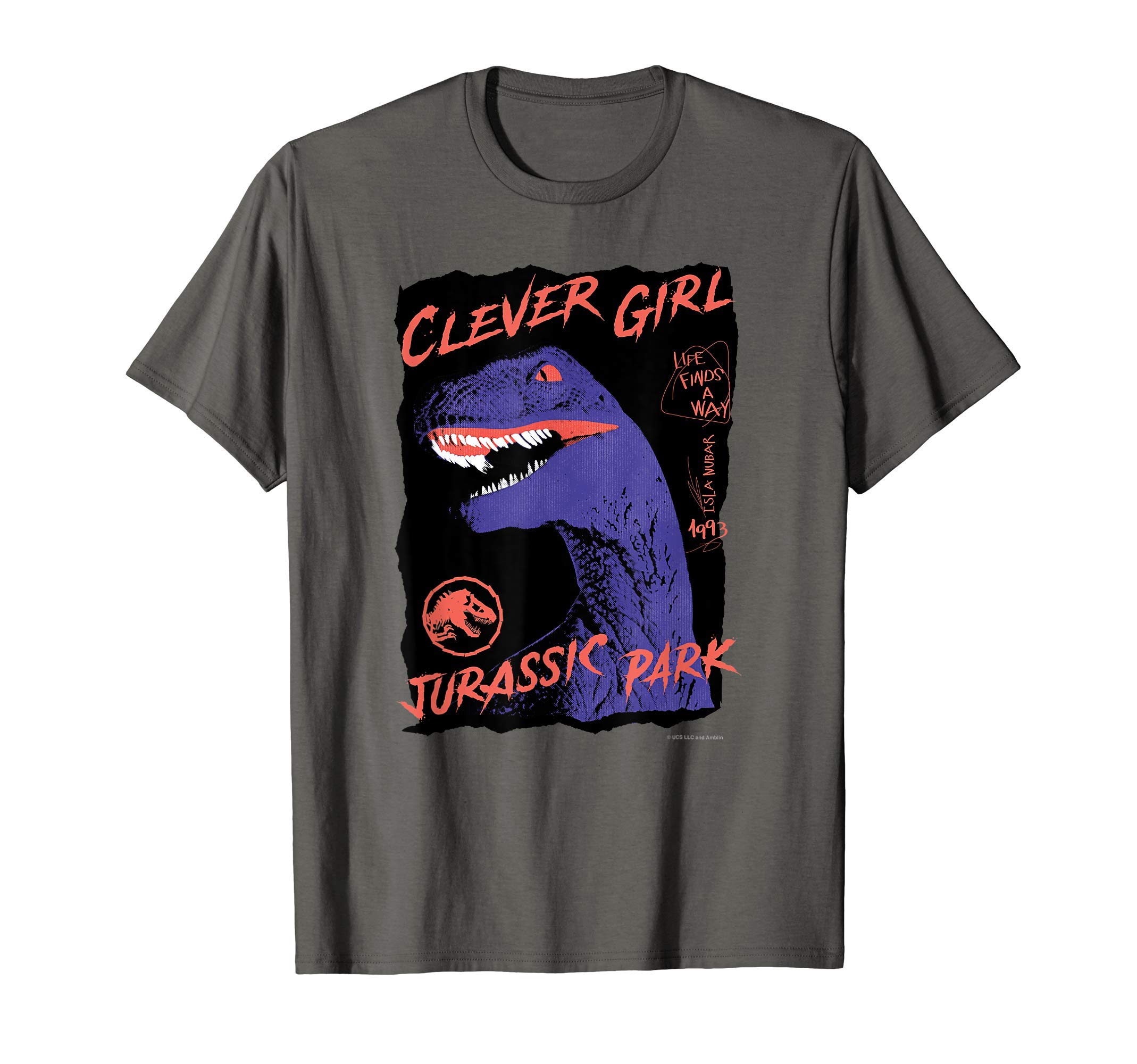 Amazon | ジュラシック・ワールド CLEVER GIRL(JURASSIC PARK) Tシャツ 