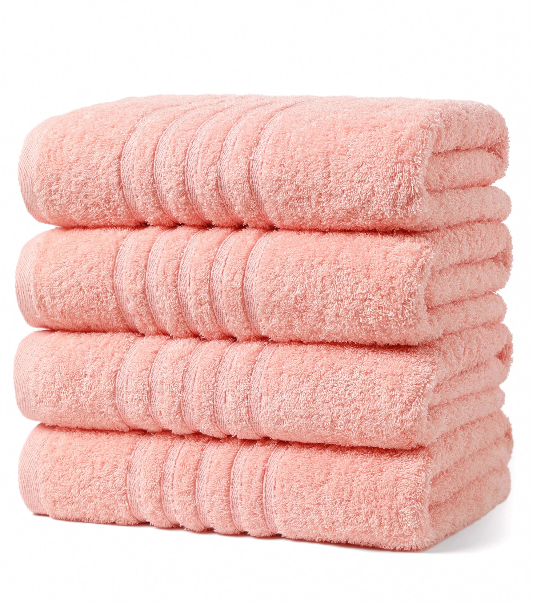 Aibaser Towels - Premium 100 Cotton Bath Towels Set 27 x 54 inches Lightweight and High Absorbency Quick