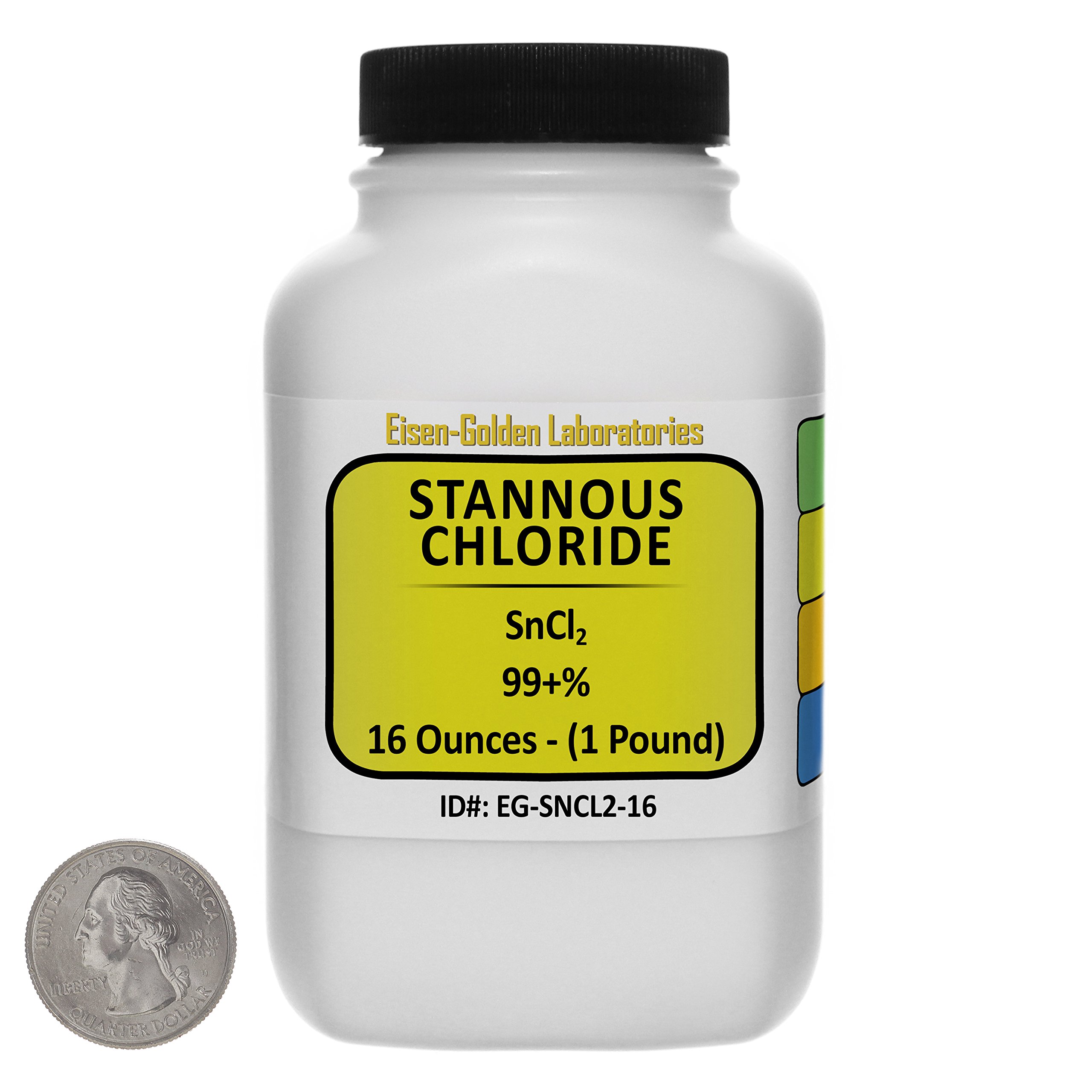 Stannous Chloride [SnCl2] 99+% ACS Grade Powder 1 Lb in a Space-Saver ...