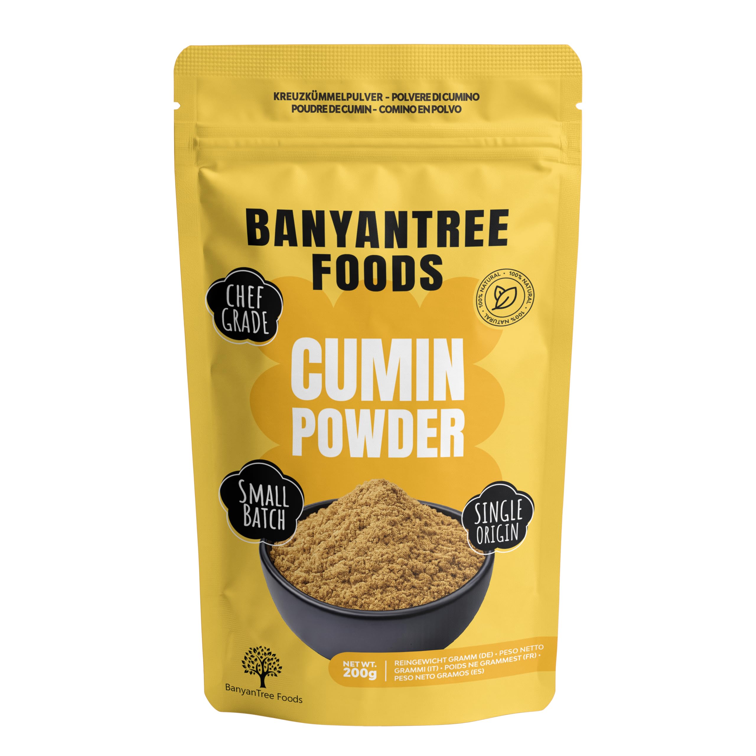 BanyanTree Foods comino en polvo | Cumin Powder 200g