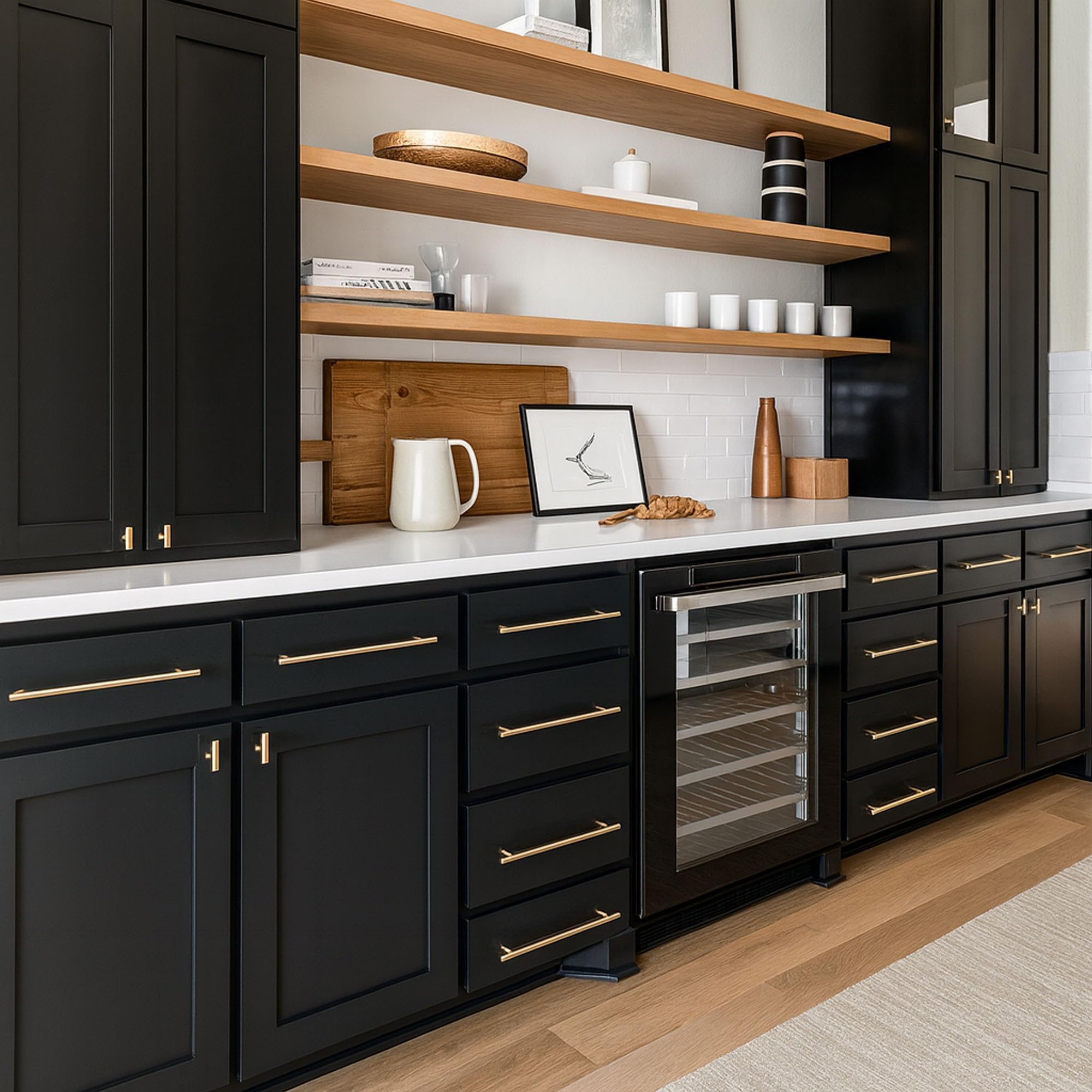 QOGRISUN Cabinet And Furniture Pulls 10-Inch(256mm)Hole Centers