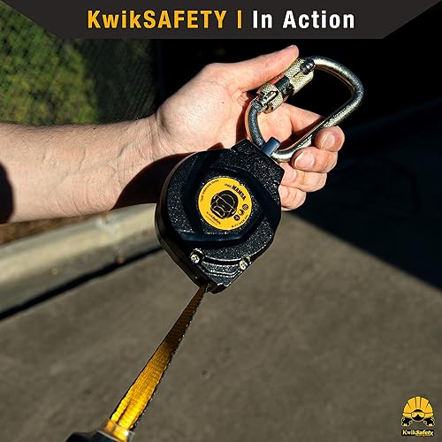 Miniatura 8 de KwikSafety - Charlotte, NC - Mini Mamba 6' Línea de vida auto retráctil Carcasa ligera de carbonato Clase B Web SRL ANSI OSHA Retráctil Protección
