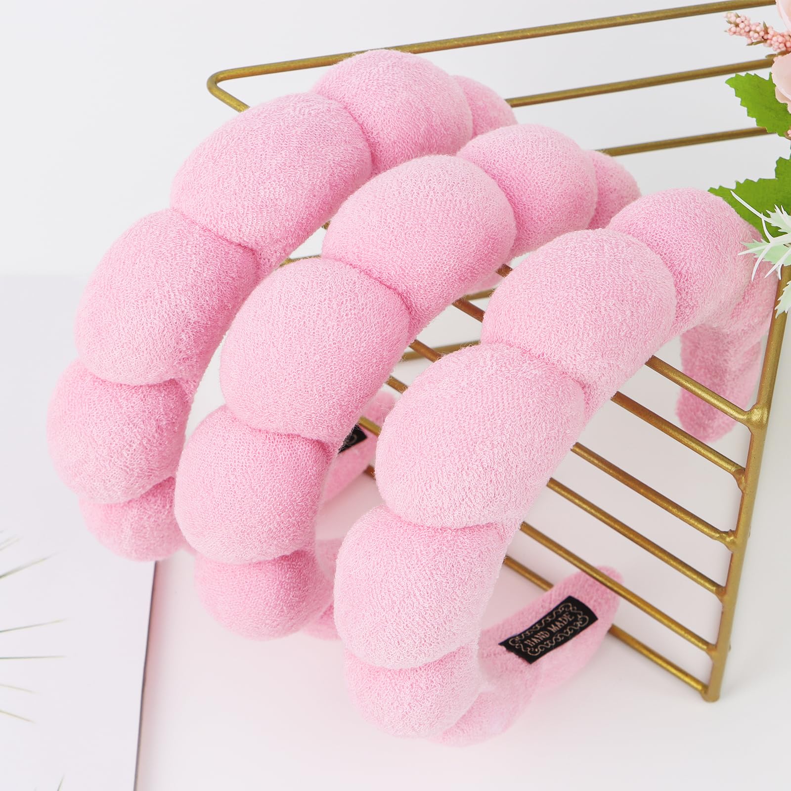 Amazon.com : WHAVEL 3 Pack Spa Headband Skincare Headbands  display picture 3