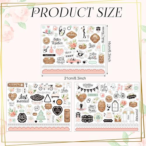 Vista 23 de Eaasty 930 calcomanías de estilo navideño para álbumes de recortes, elementos acogedores, planificadores, calcomanías para invitación, sobre