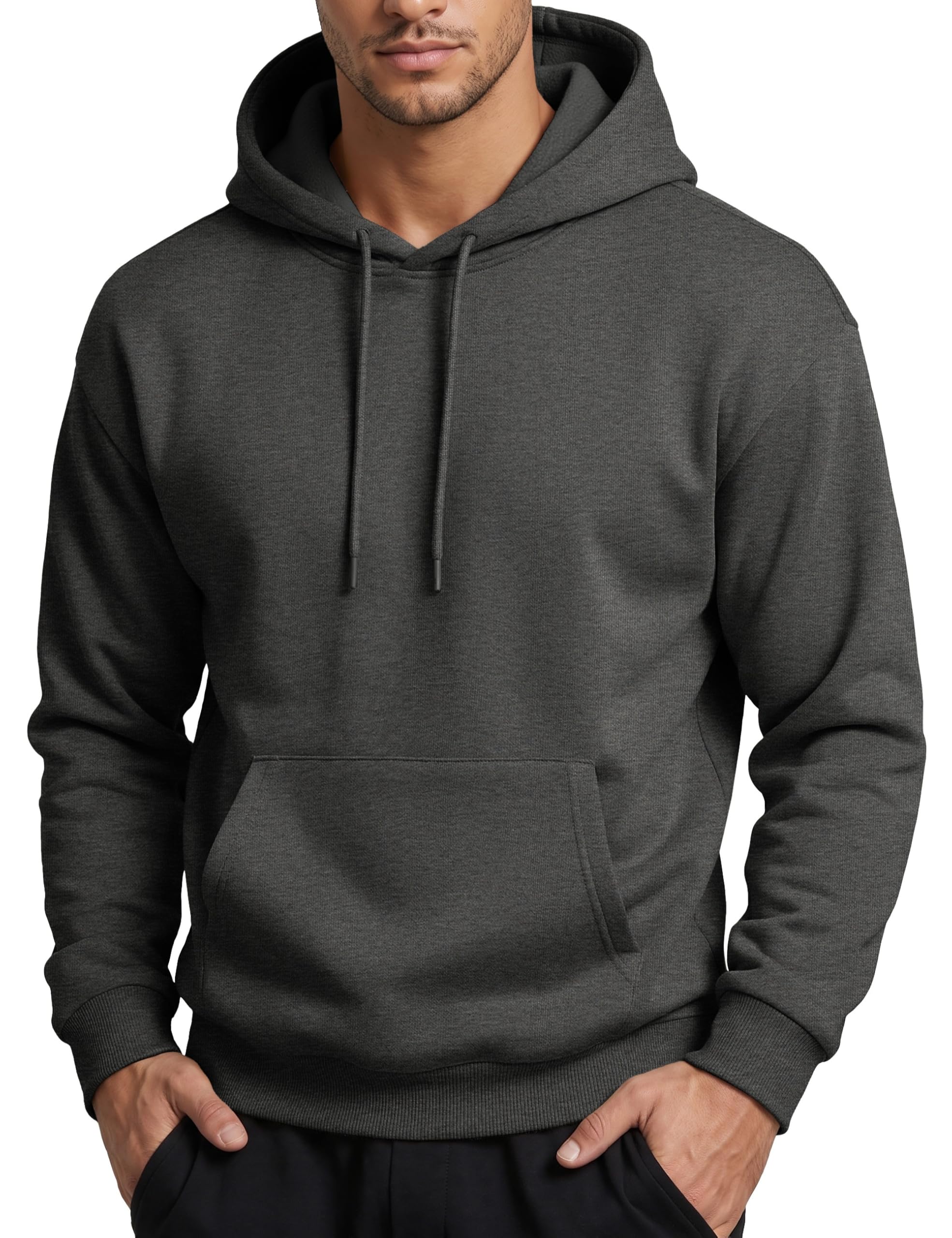 MAGCOMSEN Men's Casual Hoodies Fleece Lined Sweatshirts Drawstring Workout | Winter, Ther…