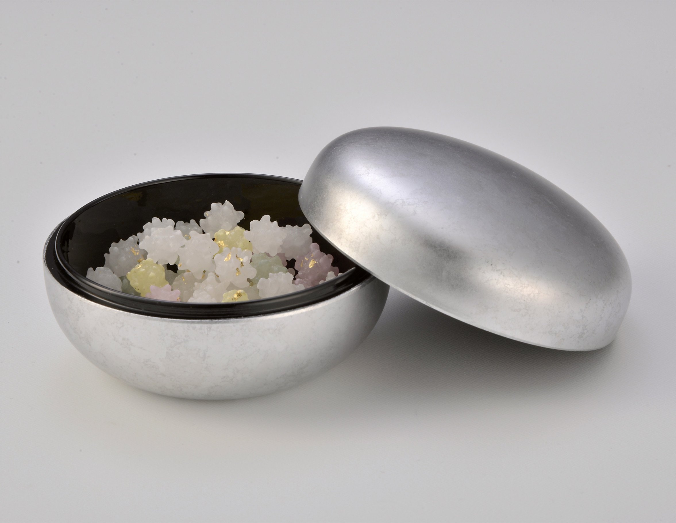 Amazon.co.jp: 箔一 小鉢 シルバー 径100×70mm ボンボニエール A181