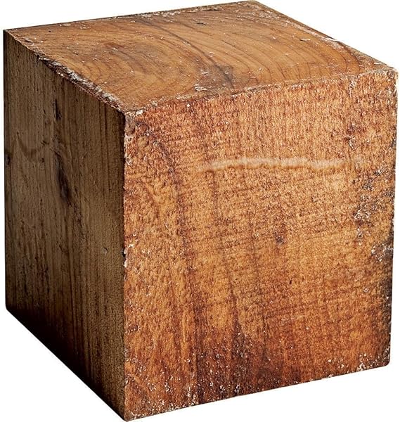 Plain Maple Turning Blank, 4x4x4 Wood Lumber