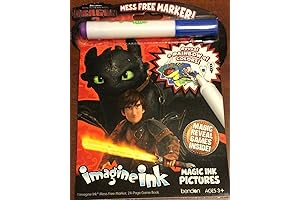 Bendon How to Train Your Dragon Imagine Ink Coloring Book
