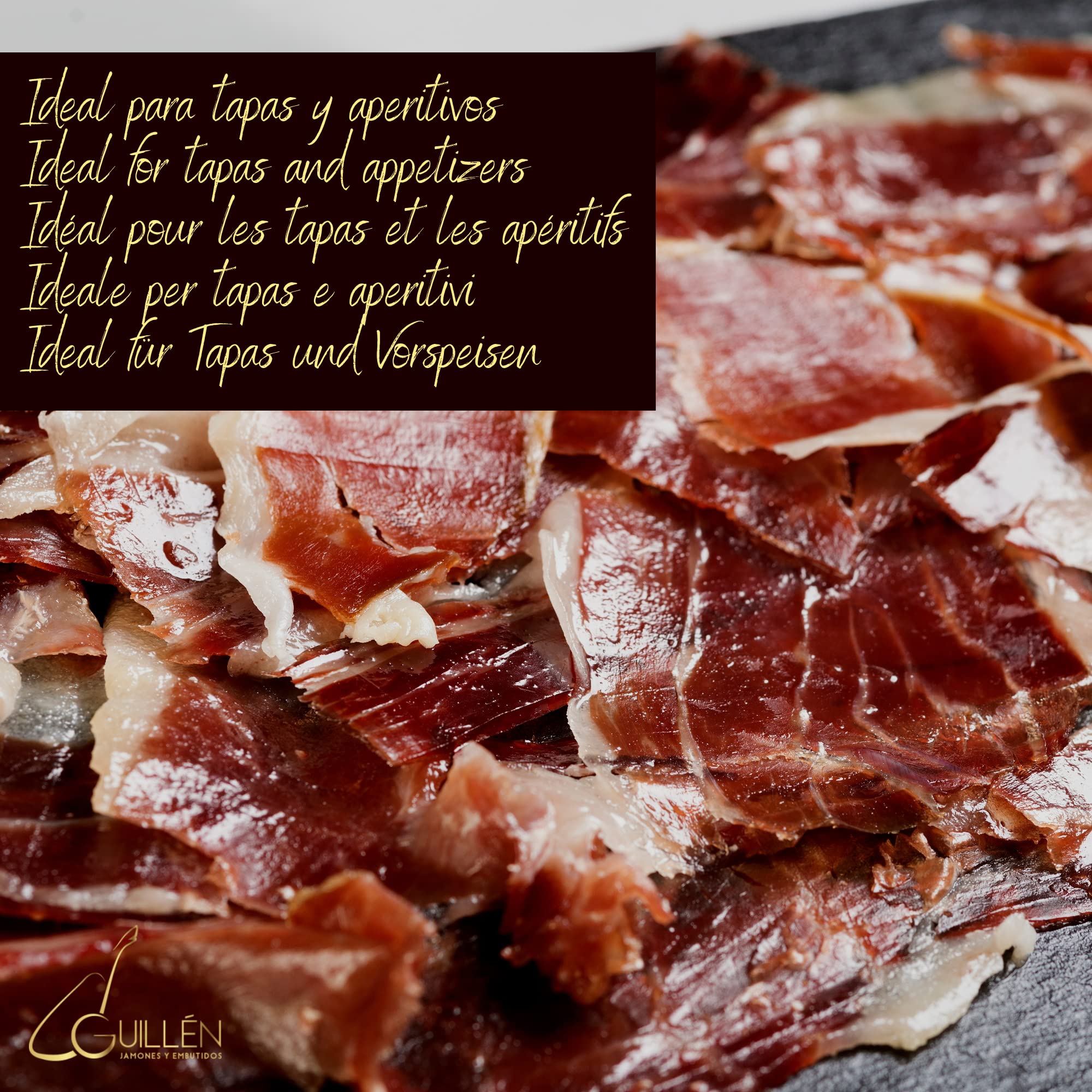 7.5 kg Jamon Iberico de Cebo 50% Raza Iberica aprox - Pieza Completa - Embutidos ibéricos de Guijuelo Salamanca de GUILLEN JAMONES Y EMBUTIDOS - Un auténtico placer