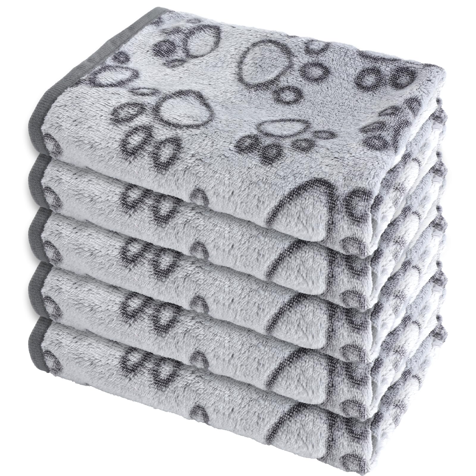 5 Manta para Gatos y Perros Manta Antipelos para Mascotas, 40x60 cm, para Perro Pequeño y Gato Mascotas, Ideal para Sofá, Cama y Viaje