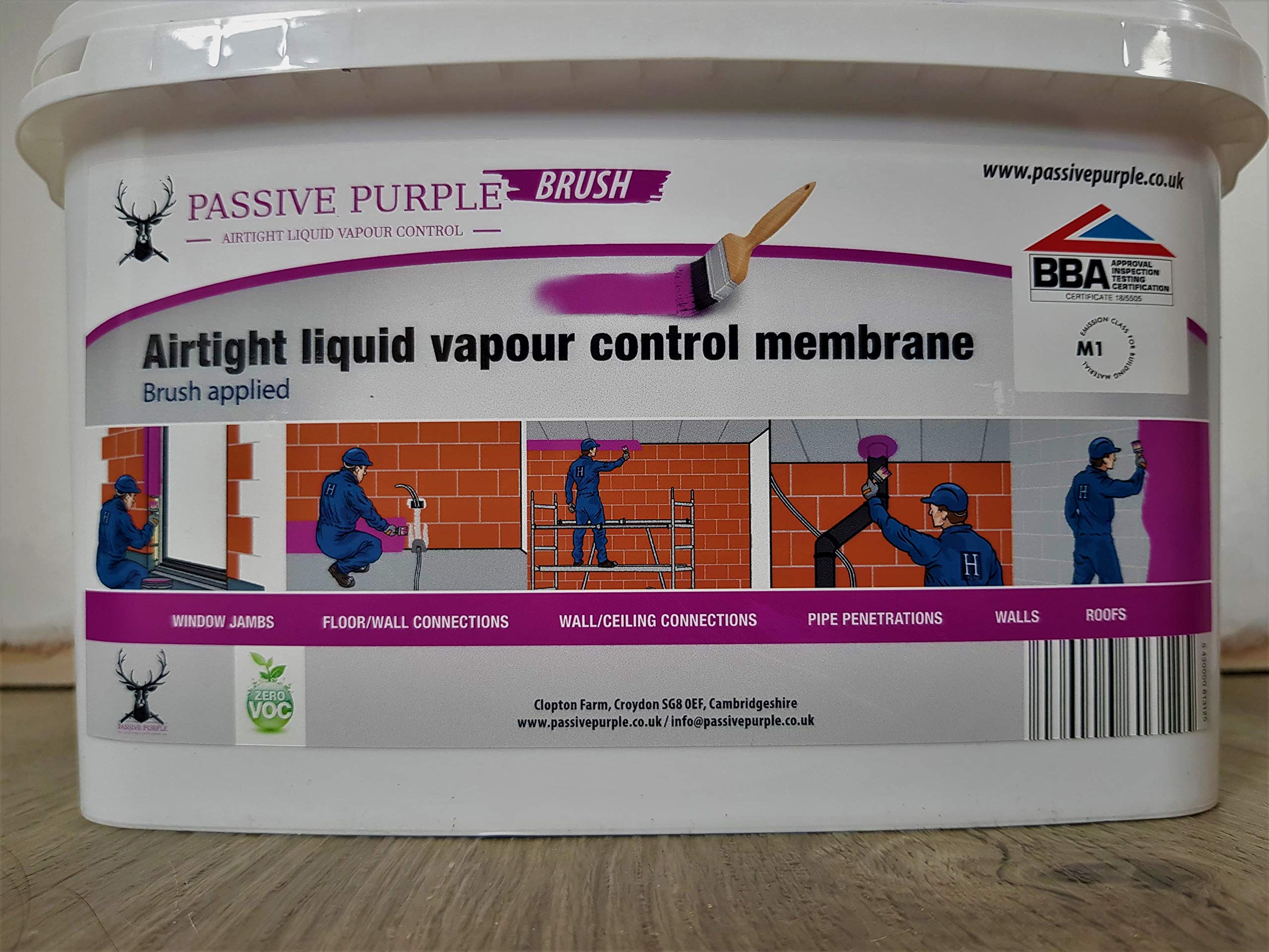 Passive Purple - Brush - Airtight Liquid Vapour Control