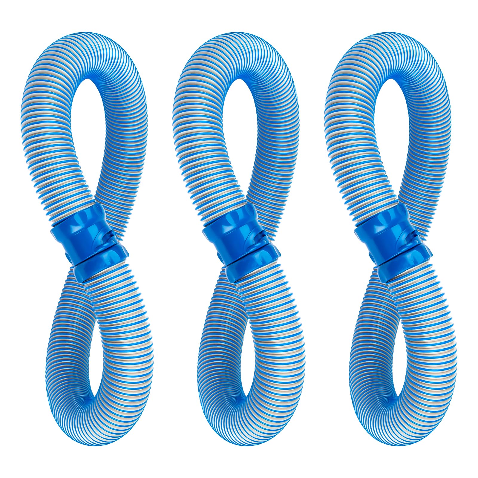 GRONGU 39 Inch R0527700 X38210S Pool Cleaner Hose Compatible with Zodiac Baracuda MX6 MX8 X7 T3 T5 Suction Cleaner, Pool Vacuum Twist Lock Hose for Swimming Pool Systems, 3 Pack