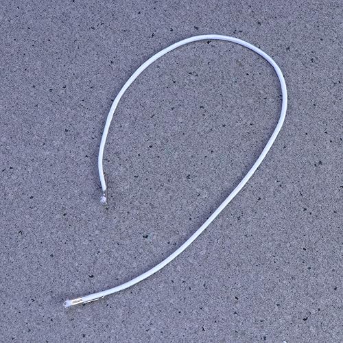 Miniatura 9 de 50 cuerdas elásticas de púas elásticas para coser, bandas elásticas con púas para hacer manualidades, bandas elásticas de costura (blanco)