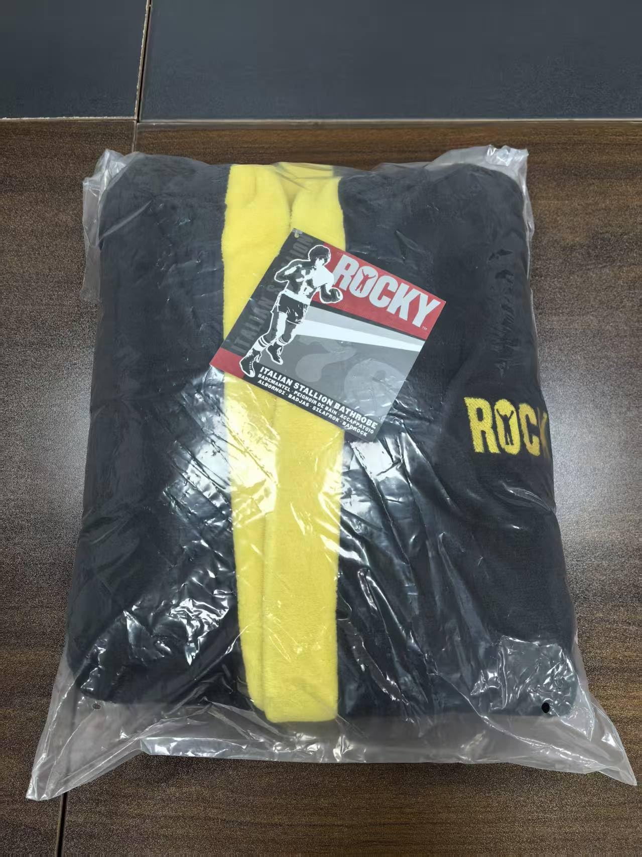 Rocky Balboa - Accappatoio in pile "Italian Stallion", prodotto ufficiale MGM Boxing Movie