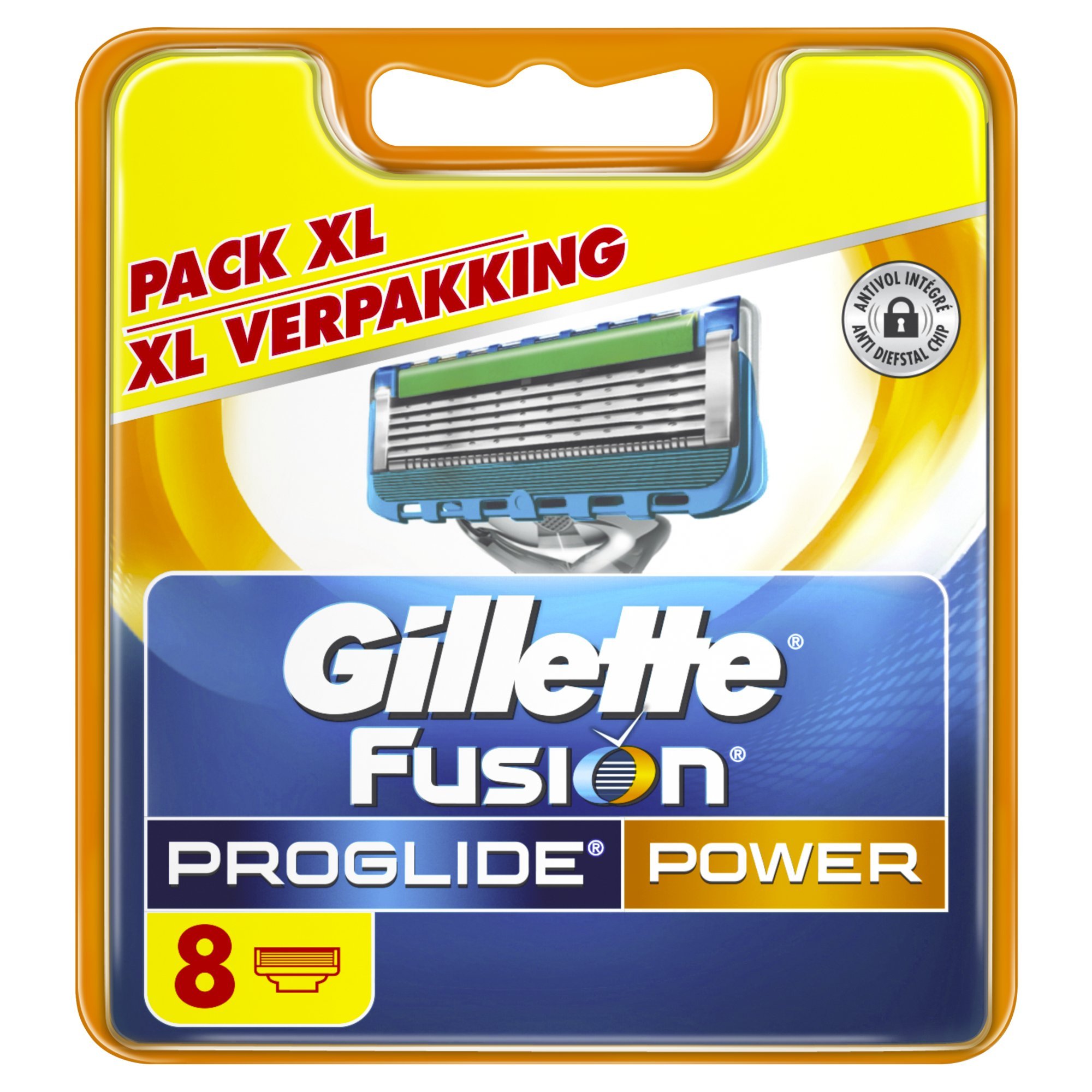 8 Gillette Fusion ProGlide Power Rasierklingen Neu & Original