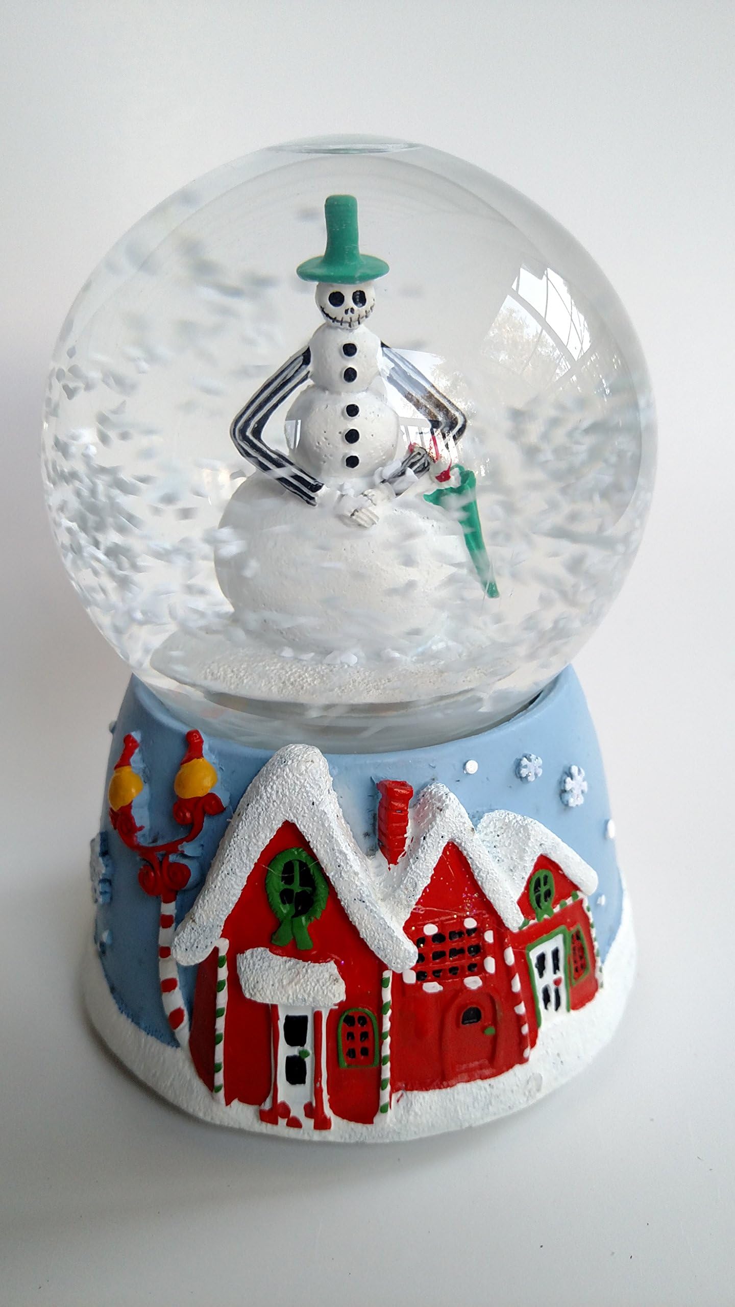 Disneys Tim Burtons Nightmare Before Christmas Musical Snow Globe Jack Skellington Snowman