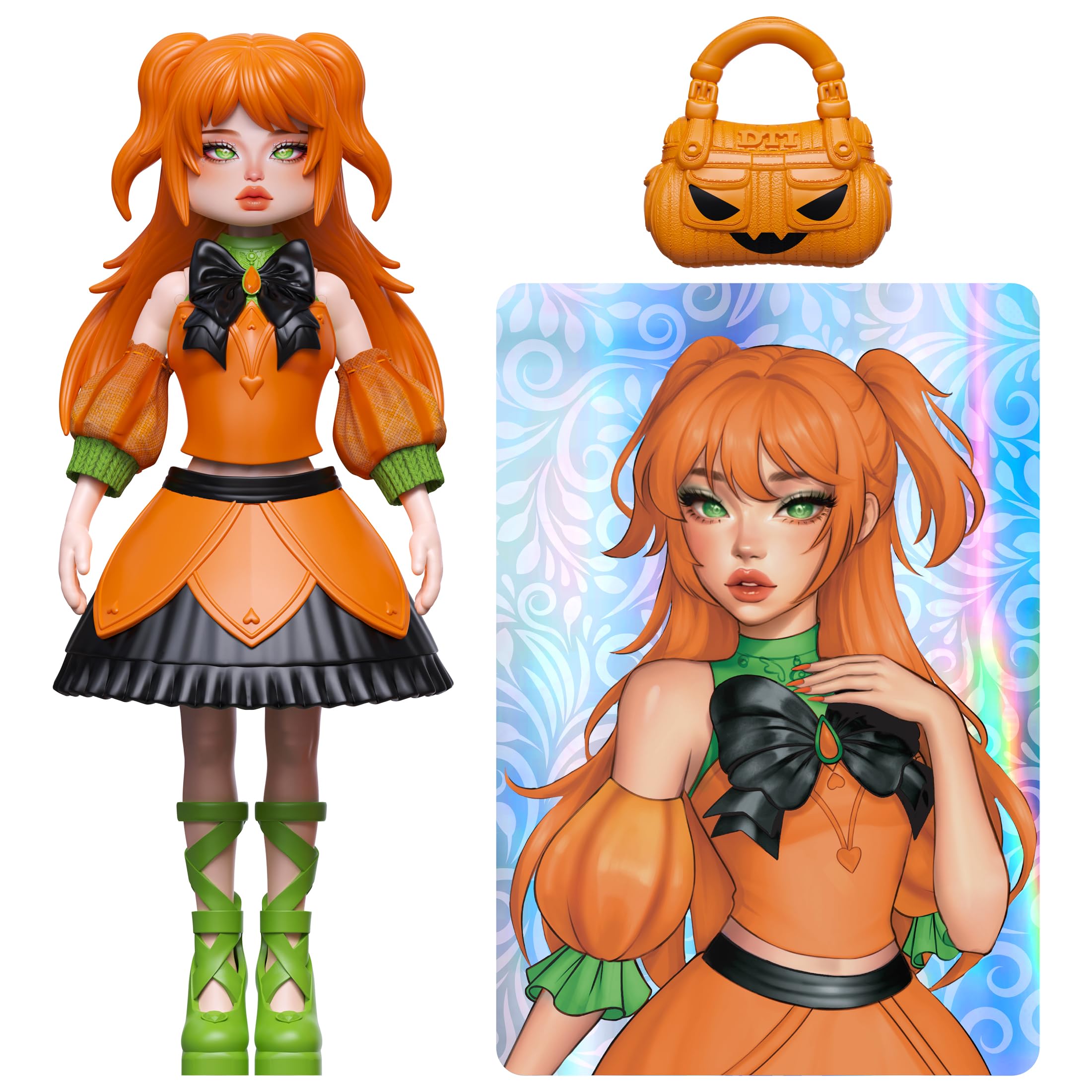【新品、タグつき】PAMEOPOSE　Doll Dress　М PhatMojo Dress to Impress — Mystery Models — Small Dolls 3-Pack