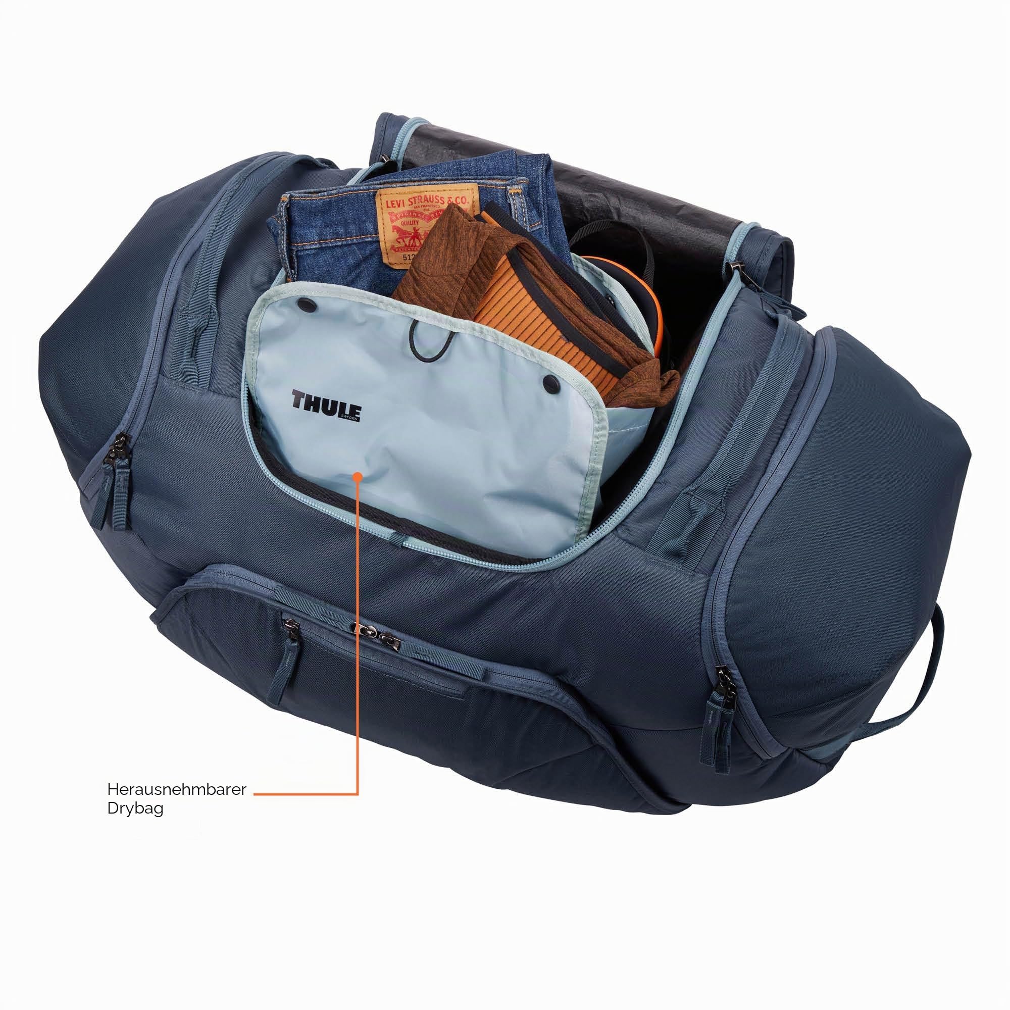 Thule Roundtrip Ski- Und Snowboard-duffel 80 l Dark Slate 80