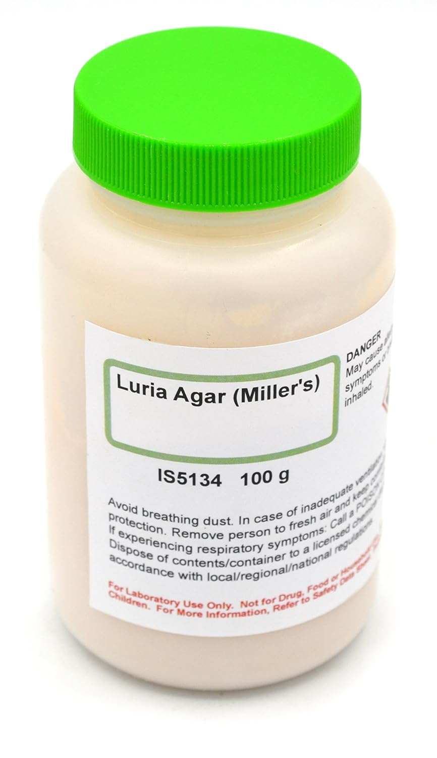 Innovating Science Luria Agar (Miller's) 100g, Makes 2 Liters of Medium