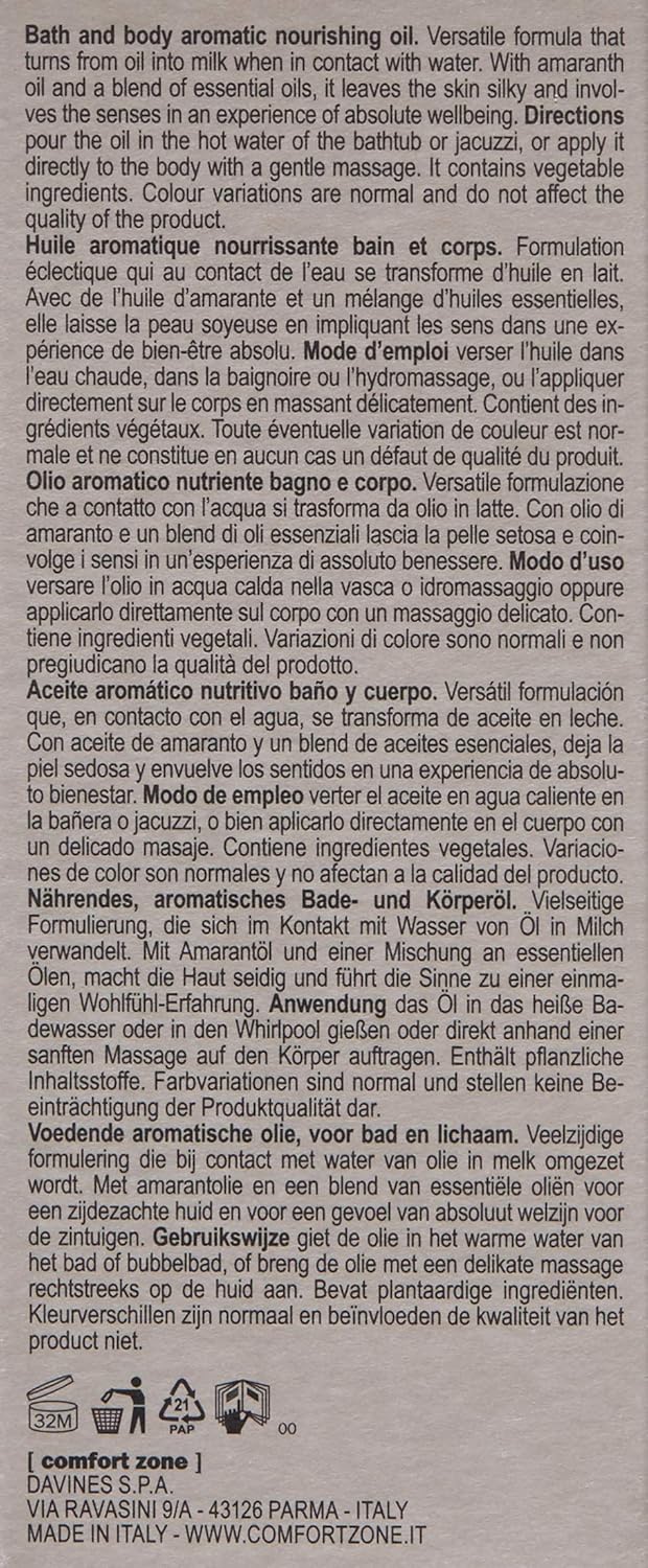 [ comfort zone ] Tranquillity Oil, Nourishing Aromatherapy Bath & Body Oil, 6.76 Oz - Image 3