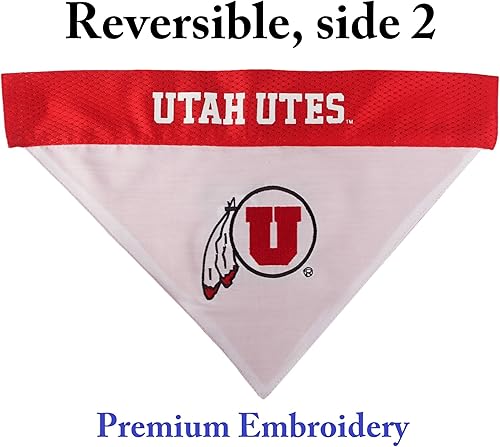 Miniatura 187 de Pets First Accesorios universitarios para mascotas, bandana reversible, Clemson Tigers, L/XL