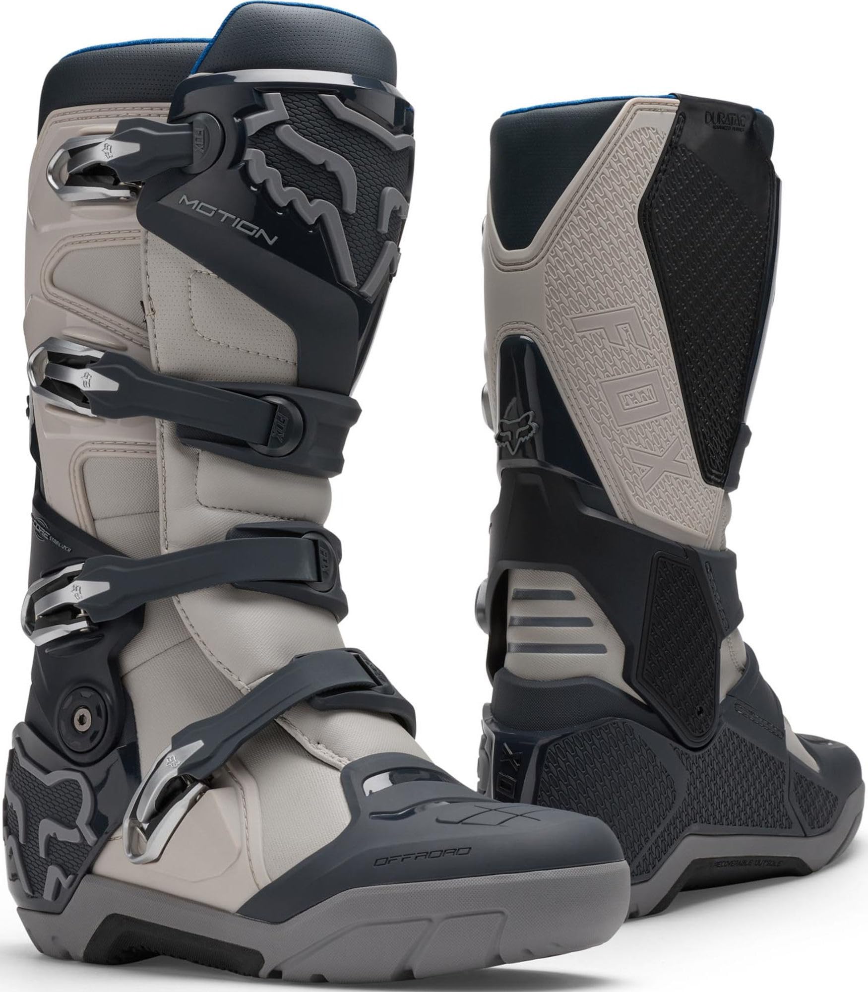 FOX Motion X stivali da motocross impermeabili, sabbia/nero, 11.5