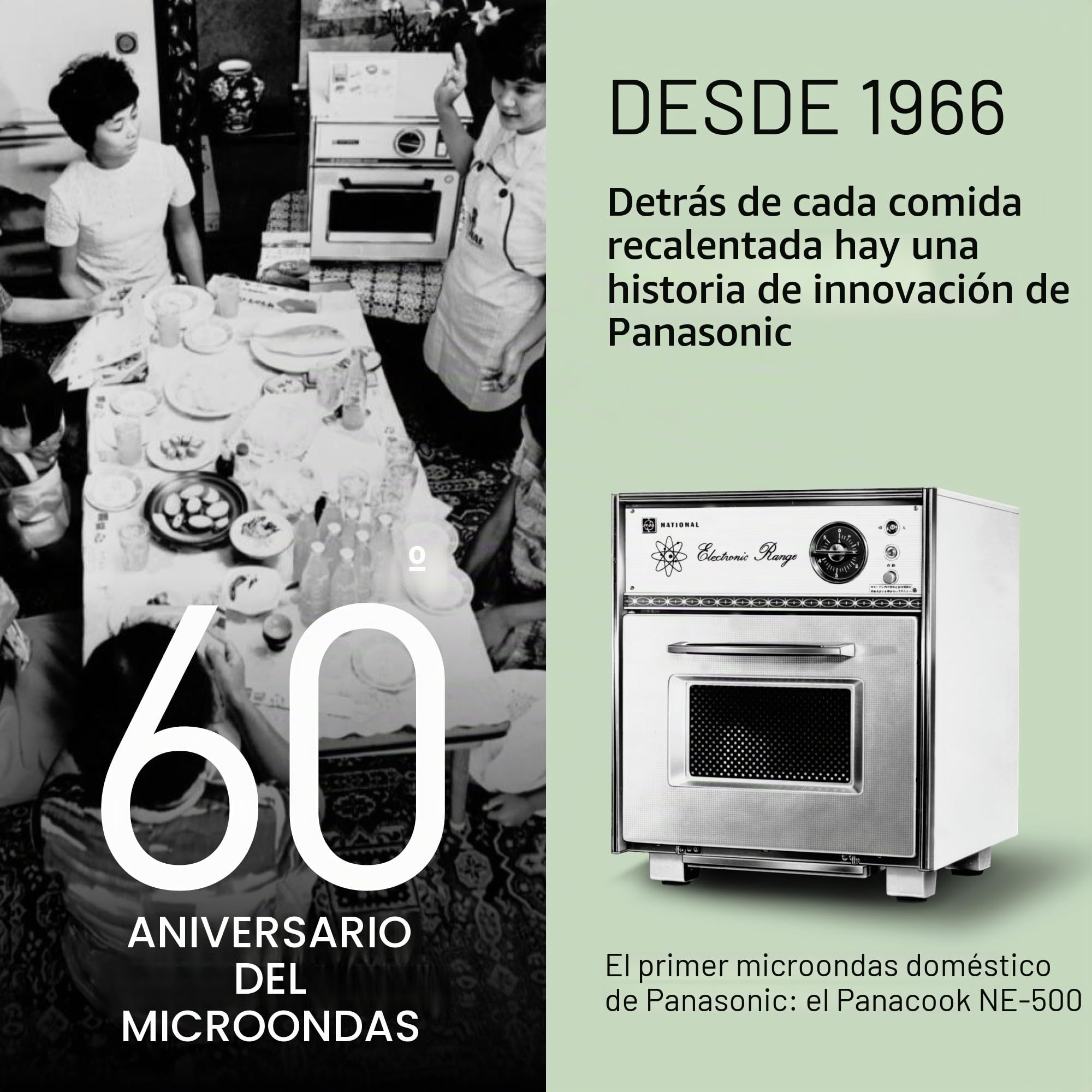 Panasonic NN-CT55RWEPG Horno Microondas Combinado 4 en 1 de 27 L con Freidora De Aire, Inverter de 1000 W, Grill de 1300 W, Convección, 19 Programas Automáticos, Blanco