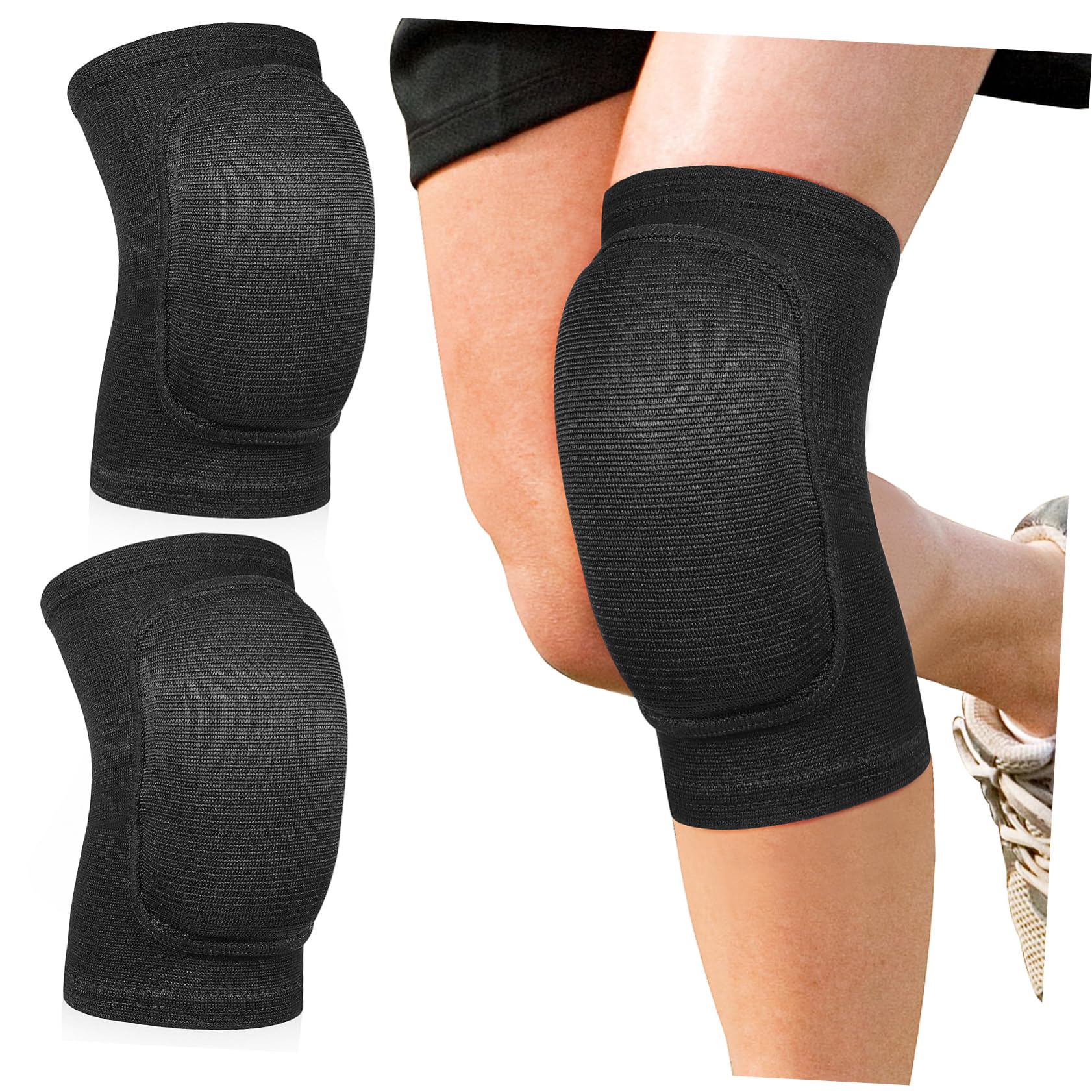 OSOLADY 1Pair Dance Knee Pads for Women Protective Sleeves for Volleyball Football and Roller Skating Durable and Stylish Design Multi Sport Support for Knees