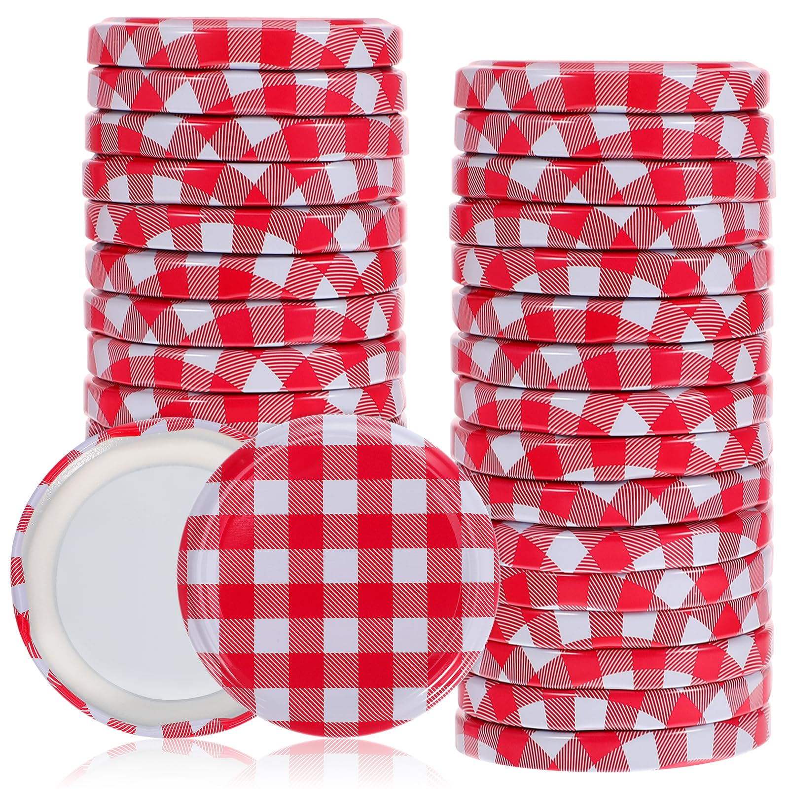40 Coperchi Per Barattoli In Ferro Multicolori 63 Mm – A Tenuta Stagna Per Conserve, Marmellate E Spezie, Facili Da Pulire E Riutilizzabili Per Uso Domestico