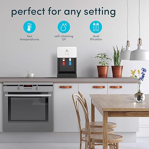 Miniatura 3 de Avalon B8WHT - Dispensador de enfriador sin botella para encimera filtros de agua de 2 etapas y kit de instalación incluidos certificado NSF color