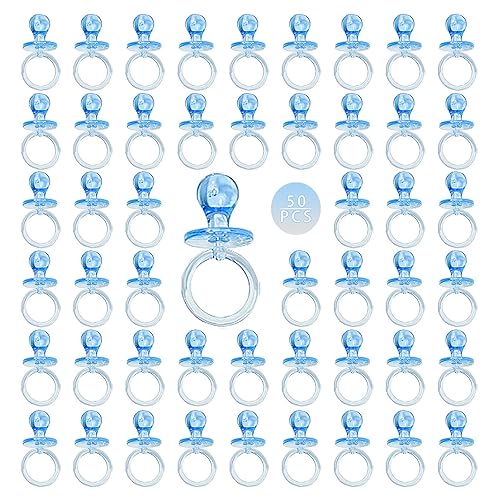 50 chupetes de plástico para baby shower, de 2.75 pulgadas, para baby shower, baby shower, espectáculo de género, decoración de fiesta, baby shower,